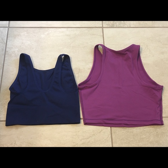 Lot 2 crop top tank Buff bunny VSX small medium - Picture 4 of 6